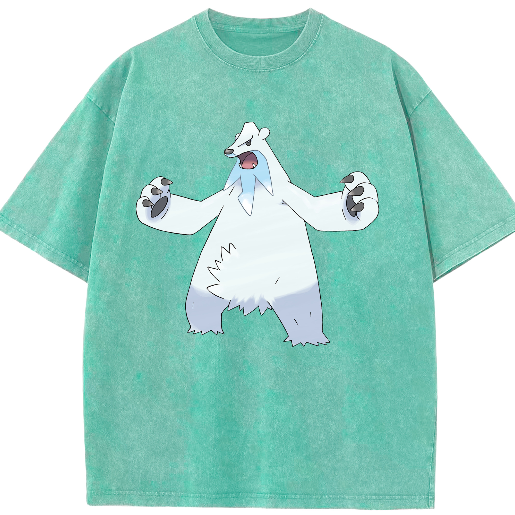（画像用） ポケットモンスター Pokémon 綿100% ヴィンテージ風 半袖Tシャツ（フロントプリント）